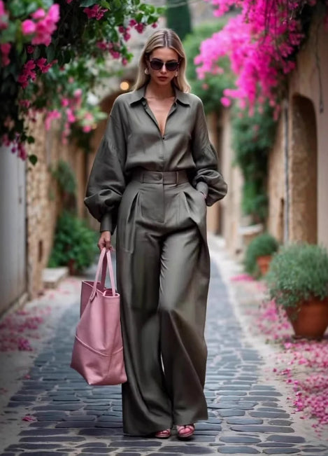 Elegant Autumn Two-piece Set