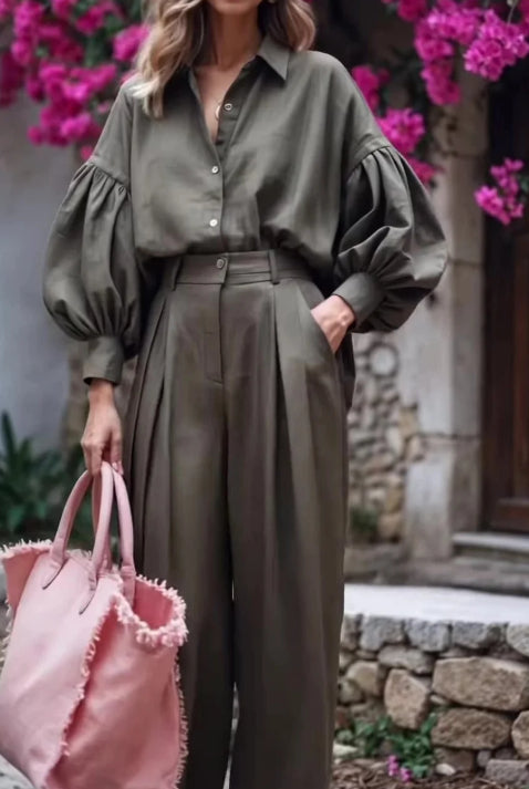 Elegant Autumn Two-piece Set