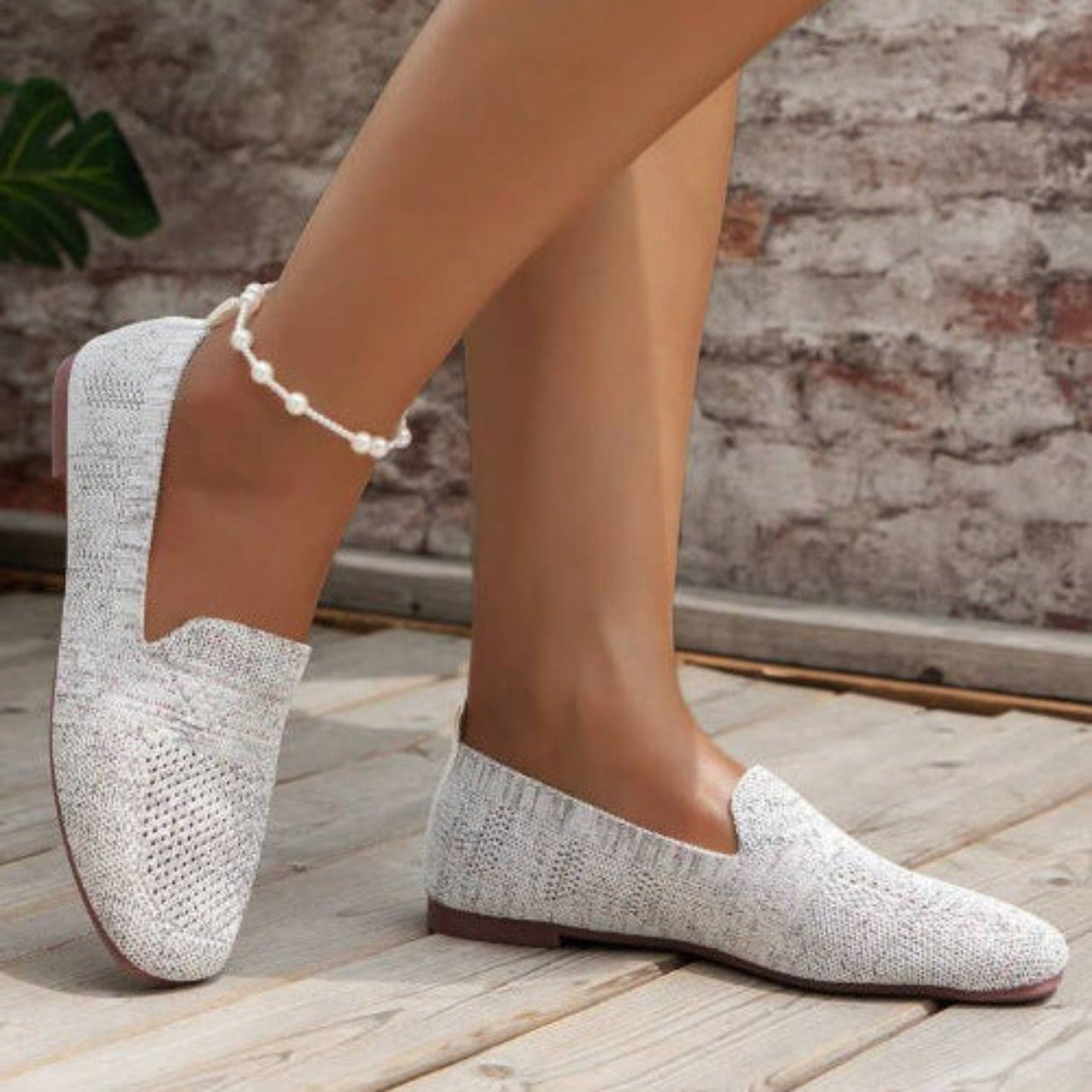 Mocassins Tissés Élégance Décontractée