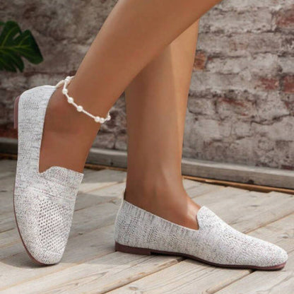 Mocassins Tissés Élégance Décontractée